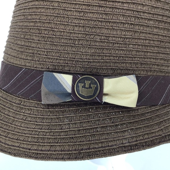 Goorin Bros. Lady Kari Brown Straw Cloche Hat, Med - Picture 4 of 14